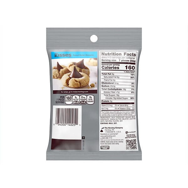 2x Bags Hershey's Kisses Milk Chocolate Assorted Miniatures Candy Bags | 4.8oz