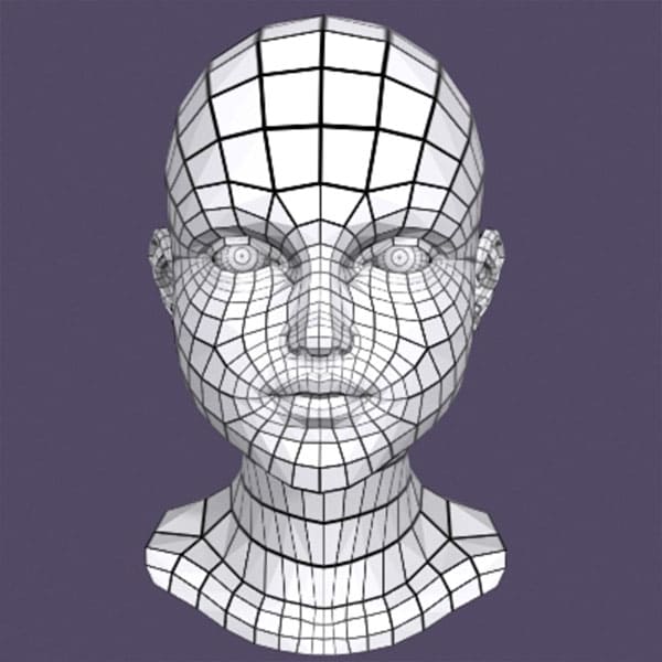 3D Human Head Modeling with Lightwave 7.0