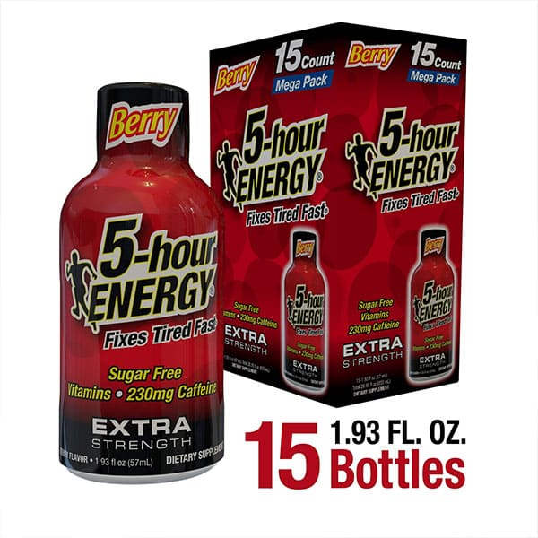 5-hour Energy Shot Strength Berry OZ