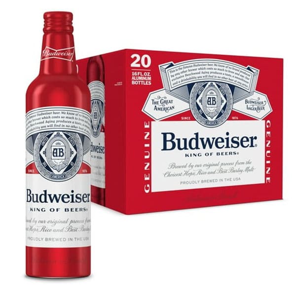 Budweiser Lager Beer, 5.0% abv, 16 oz