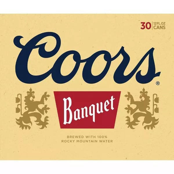 Coors Banquet Lager Beer, Beer 30 Pack, 12 fl oz Cans