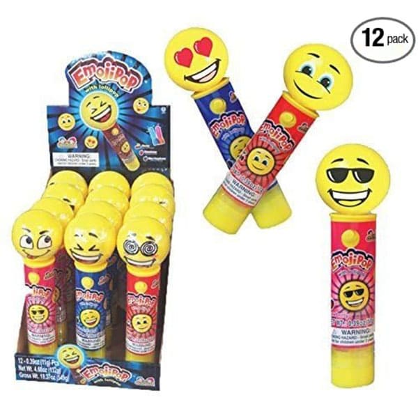 Emojipop w/ Lollipop 12 per display