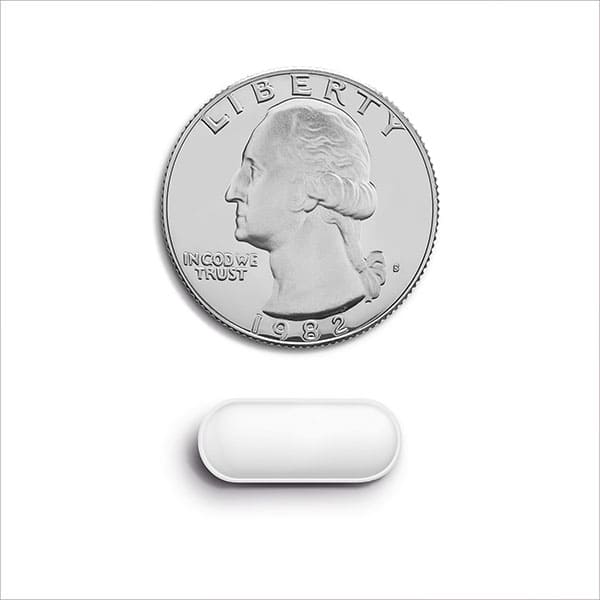 Mg Extra Strength Acetaminophen, White