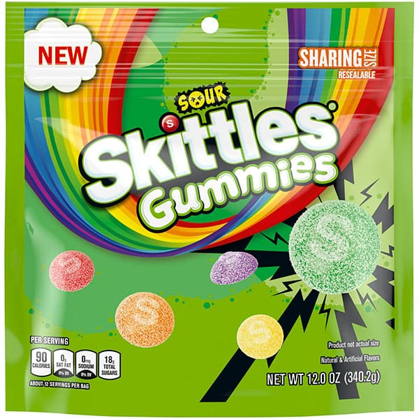 Skittles Sour Gummies Chewy Candy