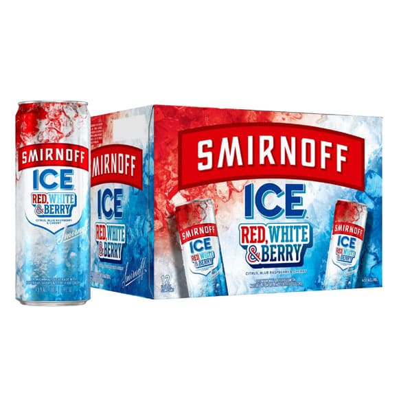 Smirnoff 12 pack can