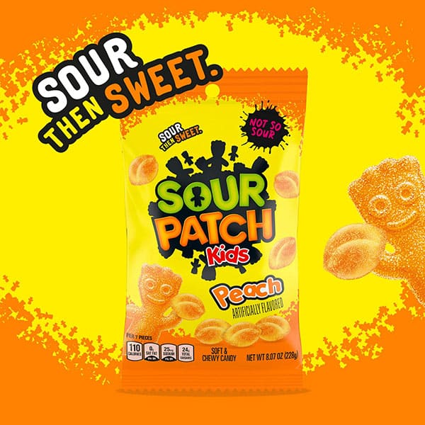 Sour Patch Kids Peach Soft and Chewy Candy