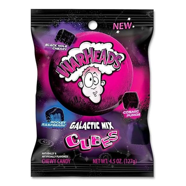 Warheads Galactic Mix Cubes