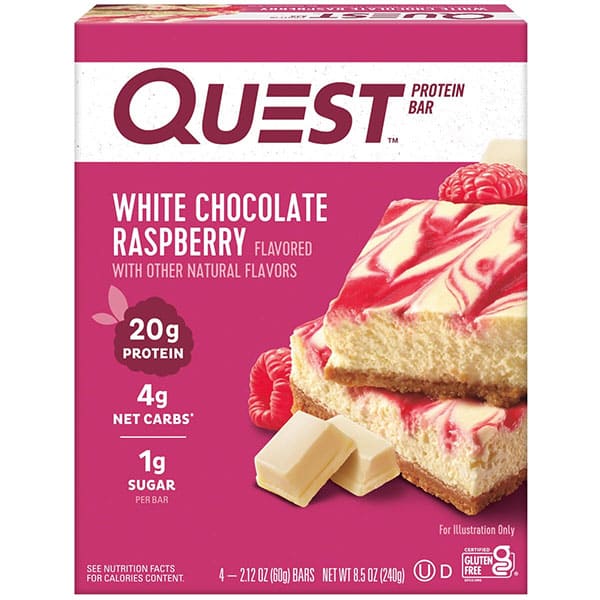 White Chocolate Raspberry Protein Bar